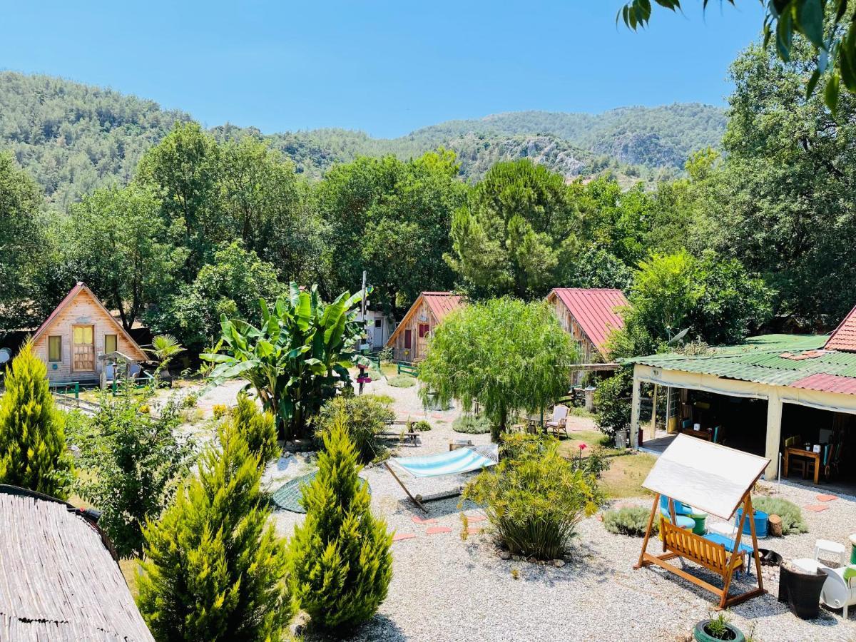 Pusula Bungalow Otel Kayakoy Bagian luar foto