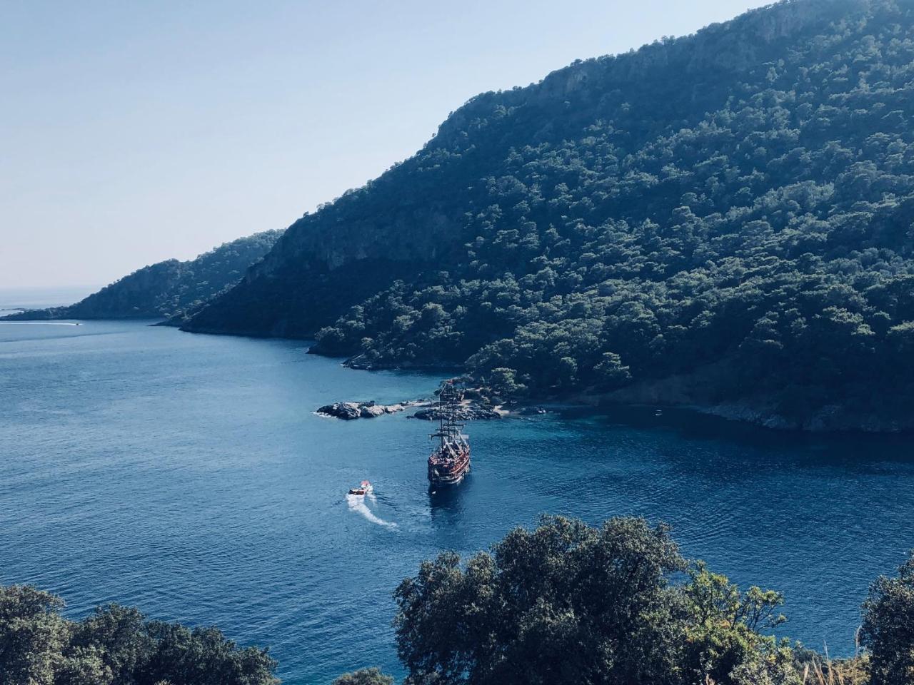 Pusula Bungalow Otel Kayakoy Bagian luar foto